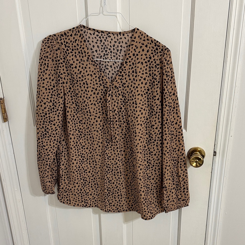 Leopard Print Women's Top